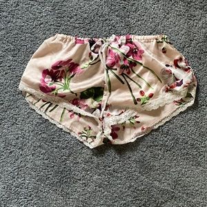 Silky sleep shorts